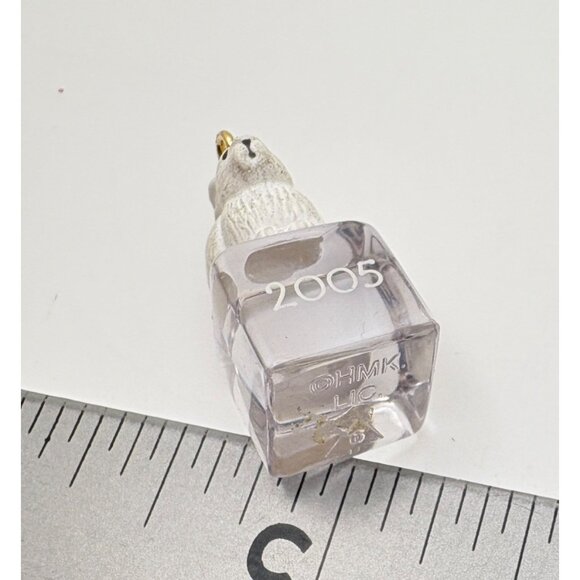 Hallmark Keepsake Rabbit Christmas Tree Ornament Ice Block Buddies 2005 Mini - Picture 5 of 7